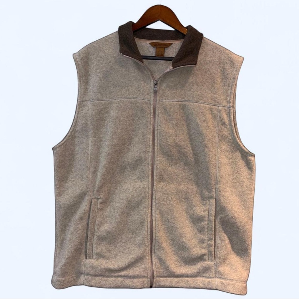 St. John's Bay Men's Gray Vest